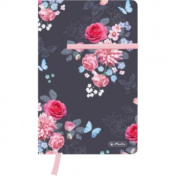 Блокнот HERLITZ YOUNG LADYLIKE FLOWERS A5, 88 листов, клетка