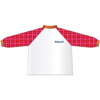 Фартук для творчества HERLITZ с рукавами, красный