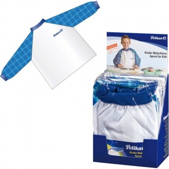 Фартук для творчества HERLITZ с рукавами, синий