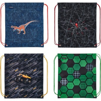 Мешок для обуви HERLITZ BOYS MIX III, асс., 4 мотива