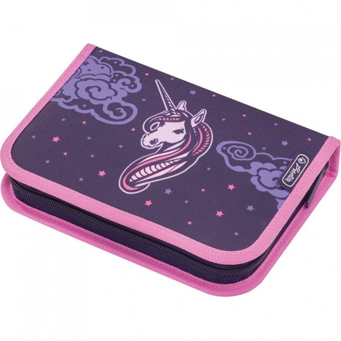 Пенал HERLITZ UNICORN NIGHT 19 предметов 50014217-3