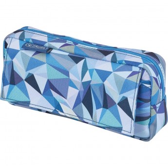 Пенал-косметичка HERLITZ, 1 боковой карман, Blue