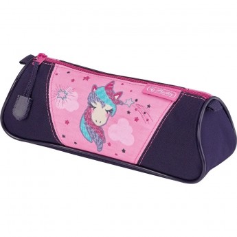 Пенал-косметичка HERLITZ TRIANGULAR UNICORN