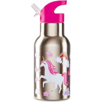 Термос с трубочкой HERLITZ CROCODILE CREEK «Единорог», 400 мл