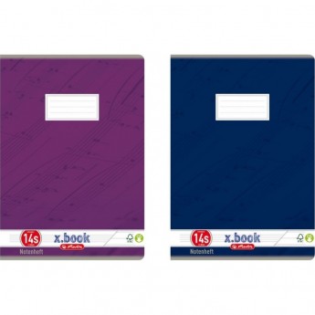 Тетрадь нотная HERLITZ, А4, 8л