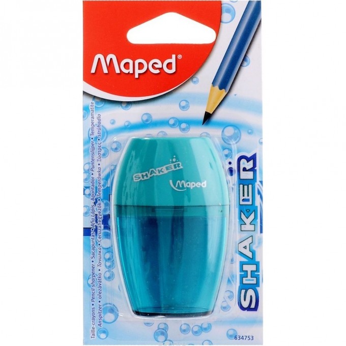 Точилка HERLITZ SHAKER с контейнером, асс., блистер 634753